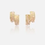 925 Sterling Silver Crystal Double-Layer Design Earrings With Light Luxury And High-End Feel