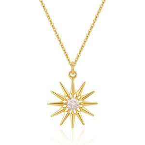 Sunflower Pendant Necklace