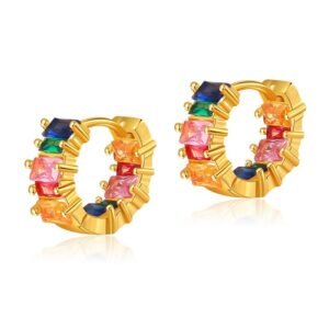 Coloured Gems Earrings
