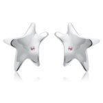 Irregular Pentagram Stud Earrings