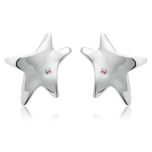 Irregular Pentagram Stud Earrings