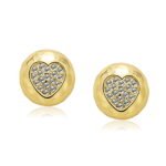 Hammered Dome Stud Earrings