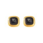 Gold Plated Cube Ear Cuffs