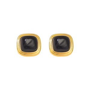 Gold Plated Cube Ear Cuffs