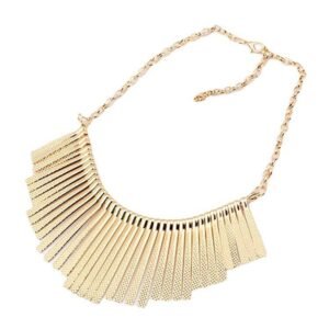 Sparkling Bars Choker Necklace+-