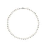 6MM Imitation Pearl Choker Necklace 40CM
