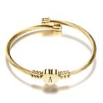 Heart Initial Bracelet Simple Personality Love