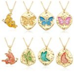 Friendship Fossil Butterfly Necklace