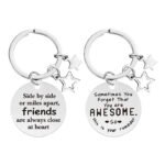 Five-Pointed Star Keychain Good Friend