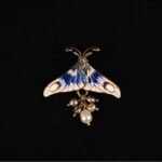Blue Butterfly Brooch