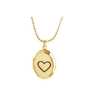 Love Floating Locket Pendants Necklace