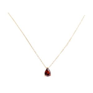 Pear-Shaped Teardrop Zircon December Birthstone Birthstone Necklace