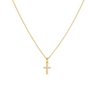 S925 Sterling Silver Cross Necklace Niche Design High-End