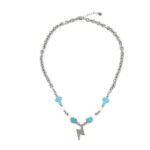 Natural Stone Cross Necklace Bracelet