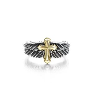 Angel Wings Ring Adjustable