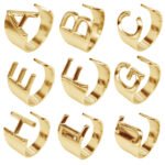 Gold Initial Ring