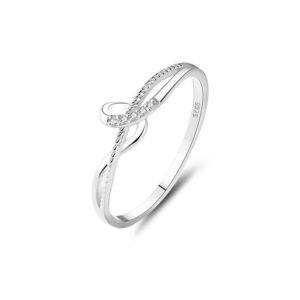 S925 sterling silver line ring
