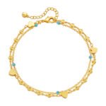 Love Double Chain Anklet