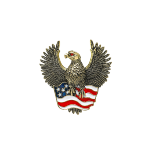 Bald Eagle Brooches American Flag Lapel Pin