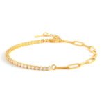 S925 Sterling Silver Micro-Inlaid Single Row Diamond Tennis Bracelet