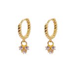 S925 Sterling Silver Twist Earrings
