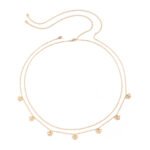 Tassel Butterfly Pendant Double Layer Waist Chain Women's Summer Body Chain