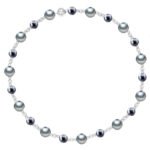S925 Sterling Silver Pearl Clavicle Necklace Exquisite Gift