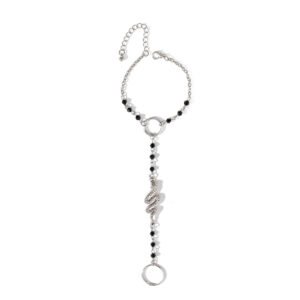 Punk Snake Chain Linked Bracelet Halloween Jewelry