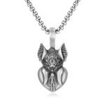 Punk Dark Bat Necklace for Men - Halloween