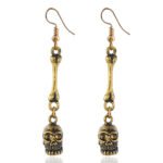 Skull Earrings Unique Punk Vintage Halloween Accessories