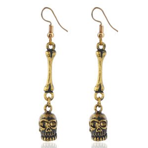 Skull Earrings Unique Punk Vintage Halloween Accessories