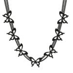 Punk Black Butterfly Choker for Women Halloween Jewelry