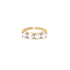 Zircon Open Ring - Sparkling Simple Gift