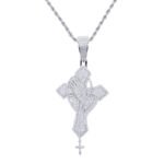 Iced Out Zircon Cross Pendant