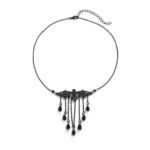 Bat Ghost Drop Pendant Tassel Choker Halloween Jewelry
