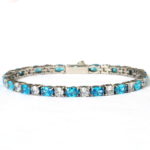 4mm Tennis Bracelet Paved Cubic Zirconia  S/S Stackable Jewelry 2025