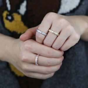 Heart Zircon Ring – Elegant and Timeless Statement Jewelry