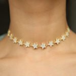 Star Inlaid Zircon Necklace – Shining and Delicate Statement Jewelry