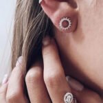 S925 Sterling Silver Round Zircon Stud Earrings – Elegant and Timeless Jewelry
