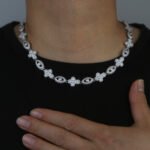 Silver Eye Cross Necklace - Trendy Jewelry