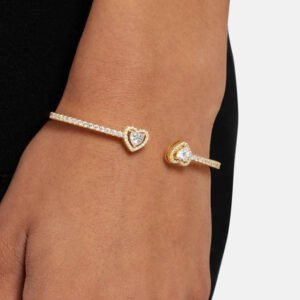 Charming Heart-Open Bangle