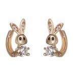 Easter Bunny Zircon Earrings