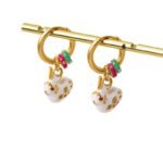 Enamel Easter Bunny Earrings