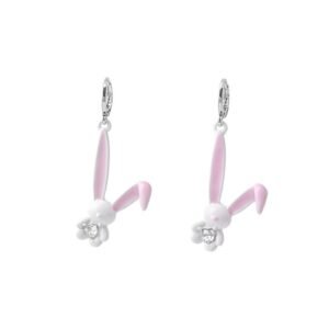Easter Bunny Zircon Earrings