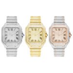 Luxury Iced Out Moissanite Diamond Watch