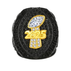 Black FFL 2025 Fantasy Football Champion Ring