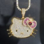 Icy Bling Kitty Necklace – Hip Hop Jewelry