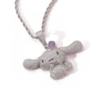 Hip Hop Bling Cinnamoroll Pendant Necklace