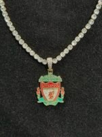 Gold Liverpool FC Necklace for Fans