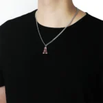 American football/Baseball Number Necklace & Initial A-Z Letter Necklace Gifts for Fans